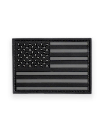 Patch Invictus Bandeira dos EUA Negativa