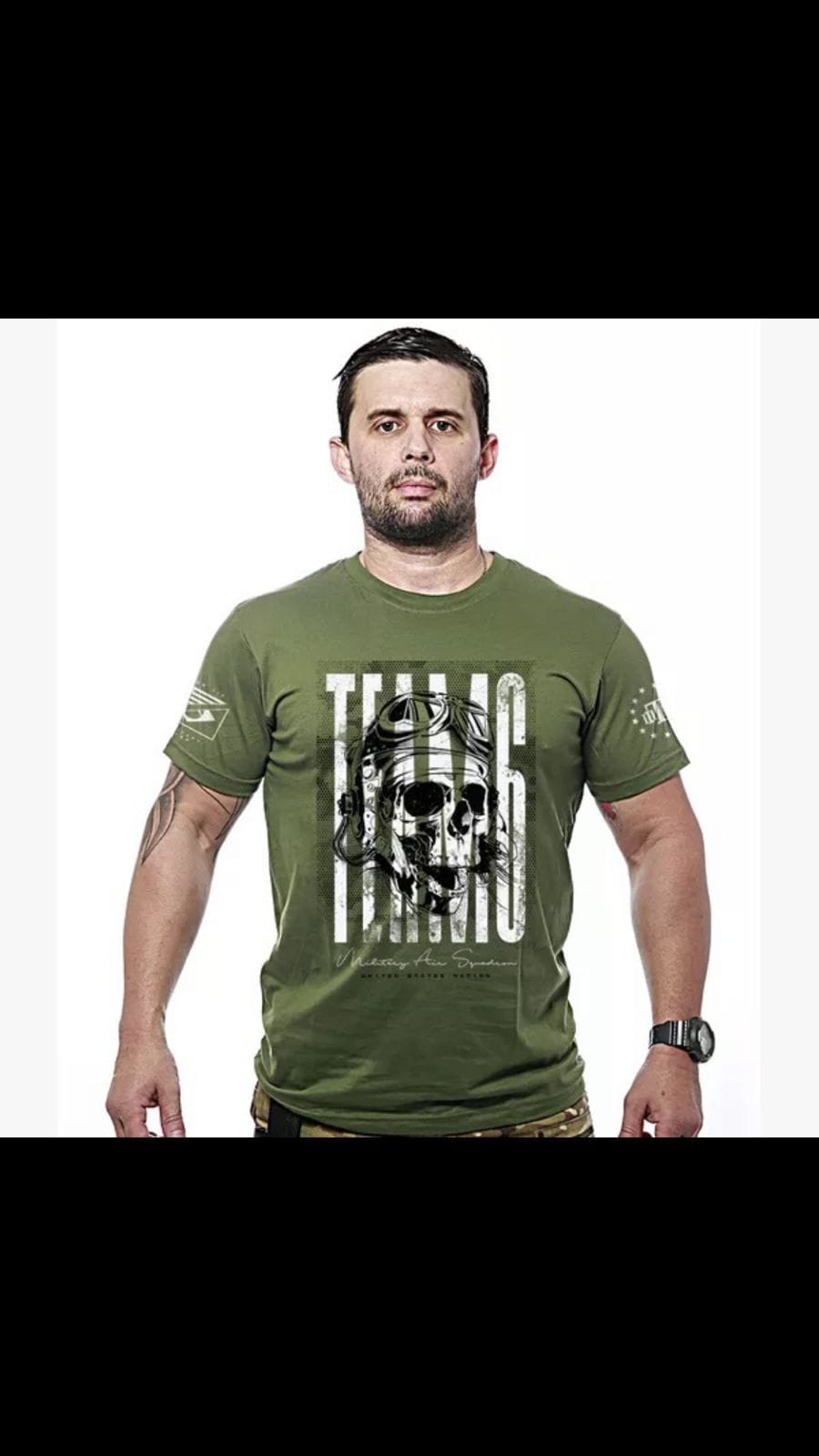 Camiseta Kamikaze Verde - TeamSix