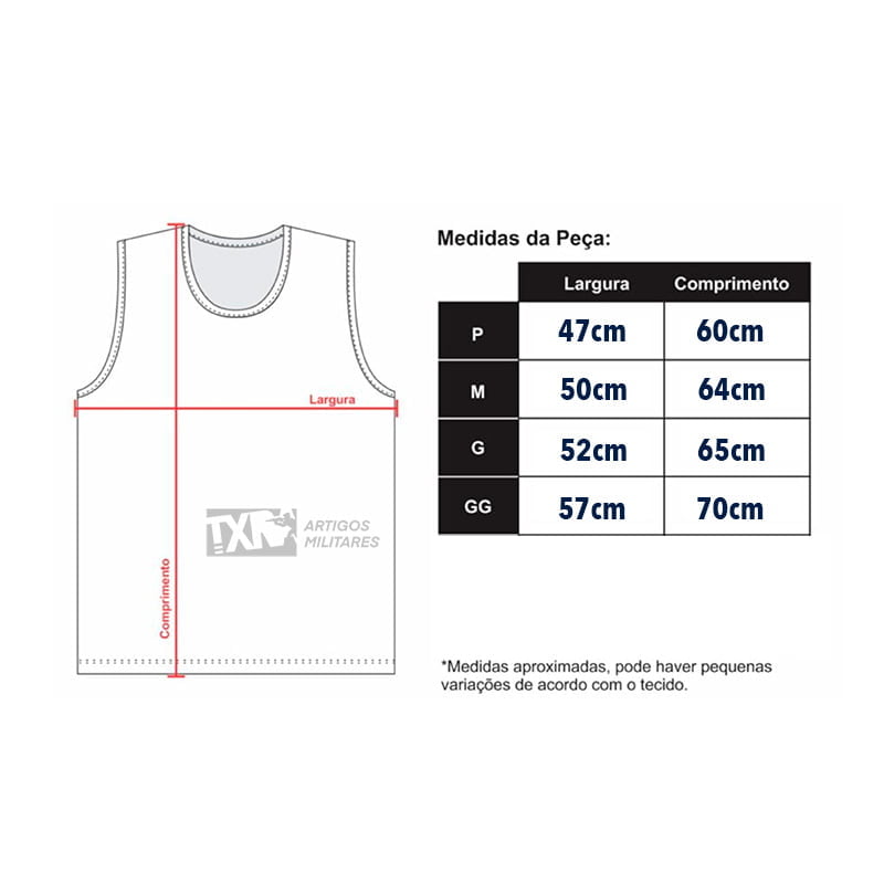 Camisa Regata TFM PMBA Novo Padrão