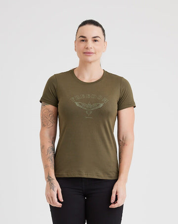 CAMISETA INVICTUS CONCEPT FREEDOM - VERDE FEMININA