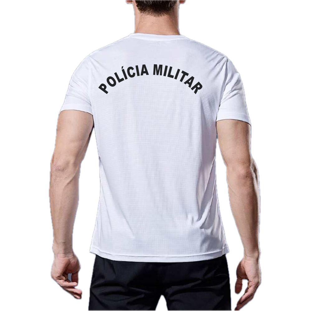 Camiseta Branca Brasão Polícia Militar PMES