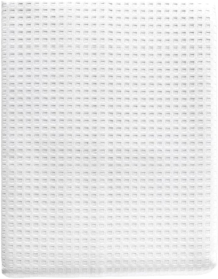 Colcha Fustão Militar Piquet (Padrão de Cama) - Branco