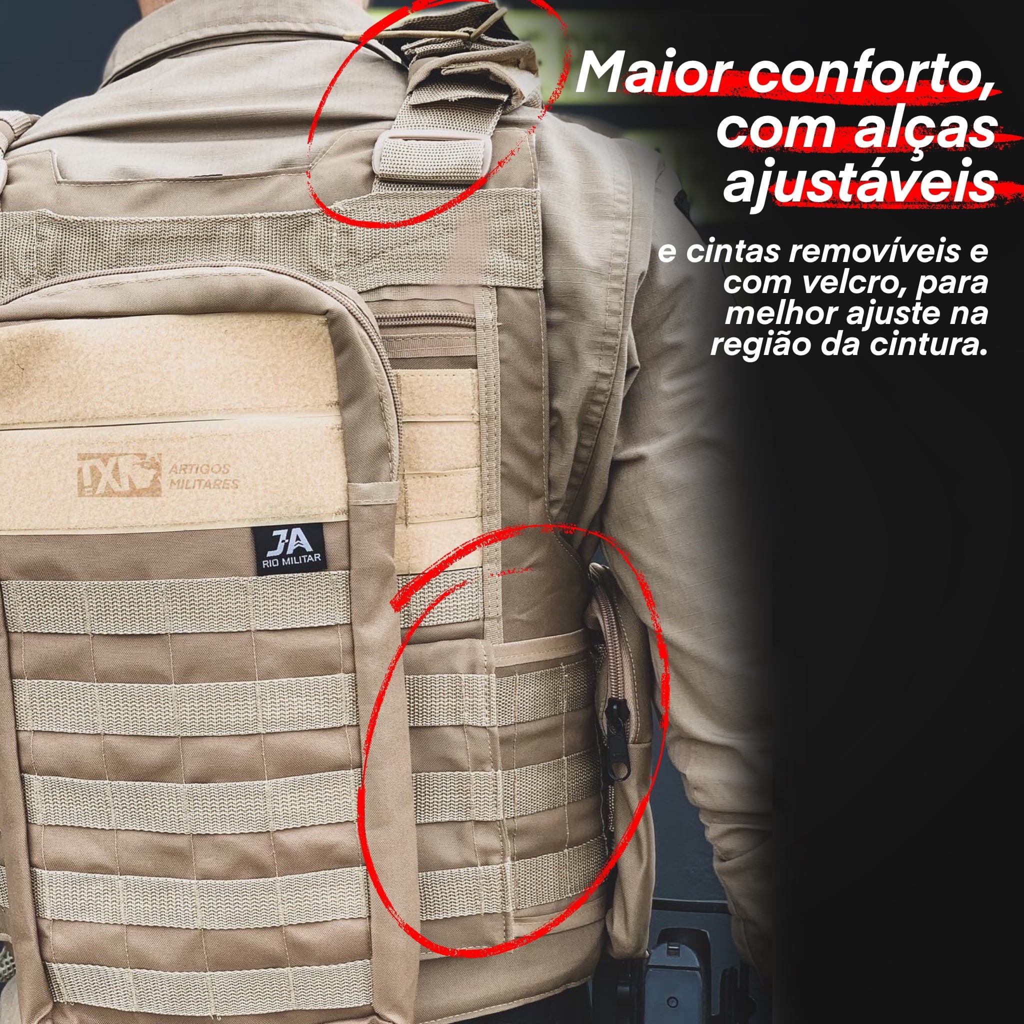 Combo Capa de Colete JA Padrão PMBA (P) + Bolso + Porta SMT