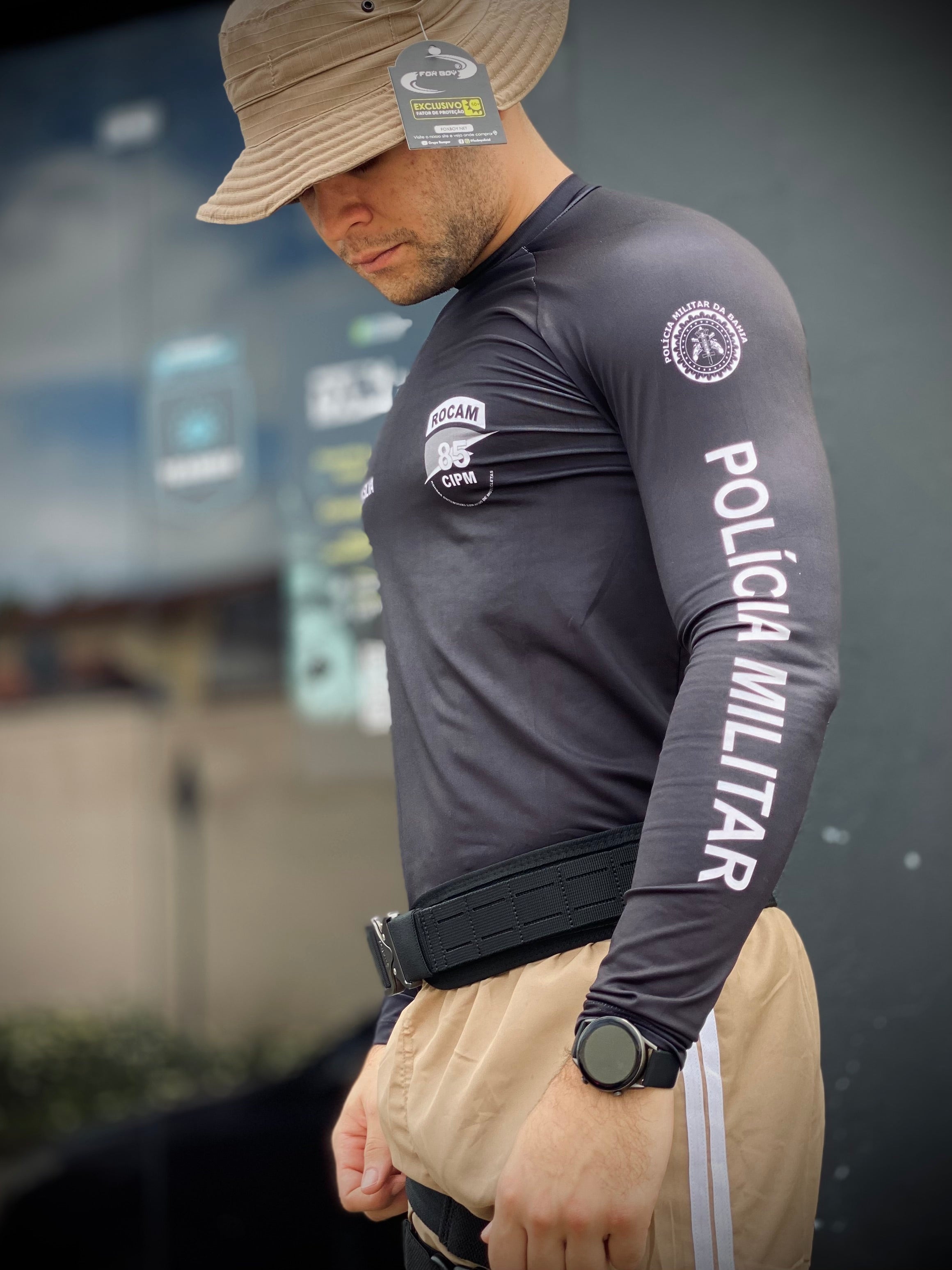 Camisa Tática Militar Dryfit Rashguard: Personalização Premium