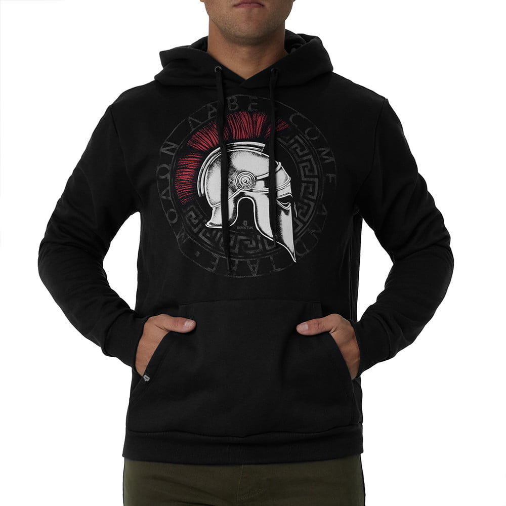 MOLETOM INVICTUS MOLON LABE PRETO