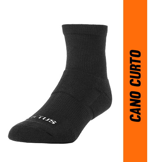 Meia Invictus Tática Tech Half Cano Curto - Preto