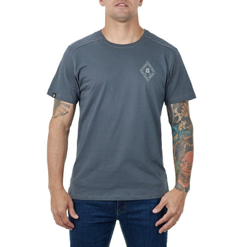 T-SHIRT INVICTUS MOTORCYCLE BORN TO RIDE GRAFITE