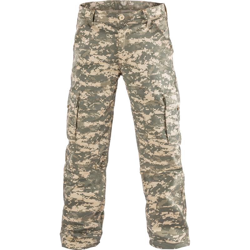 Calça Fox Boy Tática Camuflada Reforçada 6 Bolsos Rip-Stop
