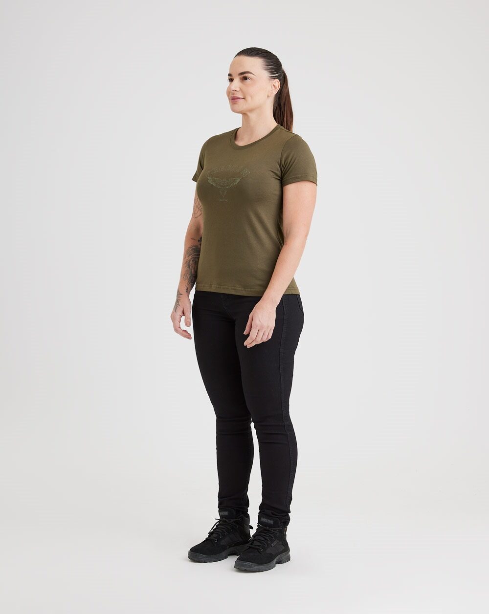 CAMISETA INVICTUS CONCEPT FREEDOM - VERDE FEMININA