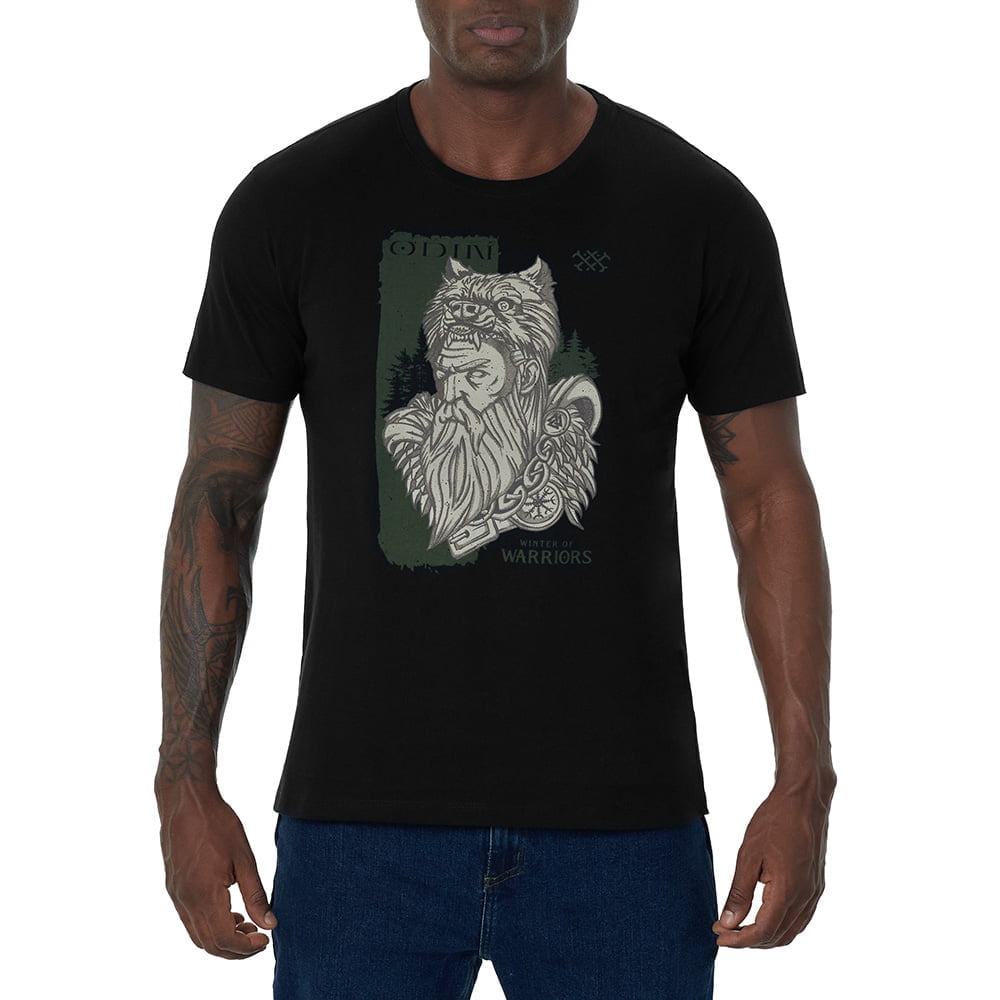 T-SHIRT INVICTUS CONCEPT ODIN PRETO