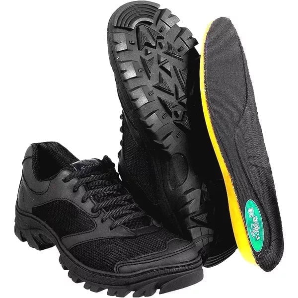 Tênis Tático Force Militar Corrida Caminhada - Preto