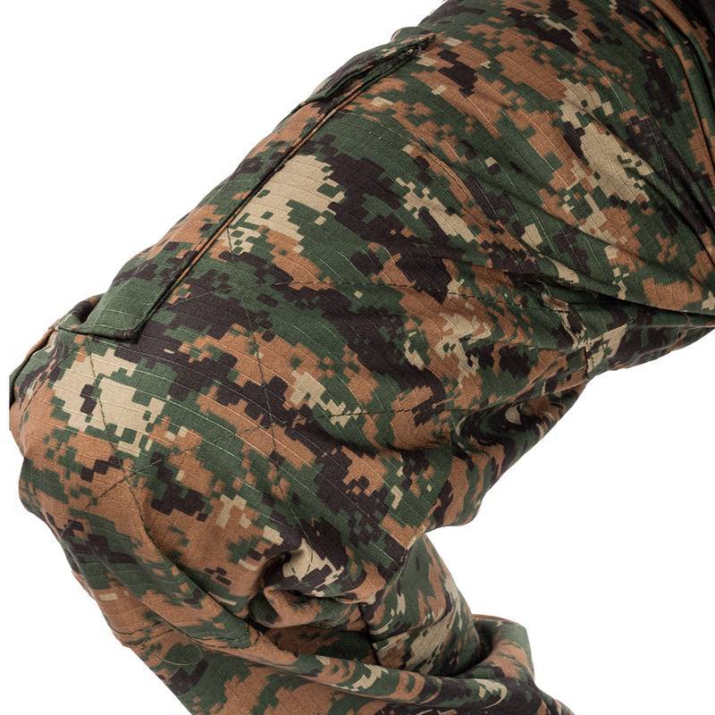 Calça Fox Boy Tática Camuflada Reforçada 6 Bolsos Rip-Stop