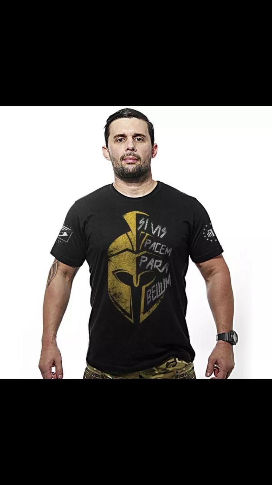 Camiseta Si Vis Pacem Parabellum Sparta - TeamSix