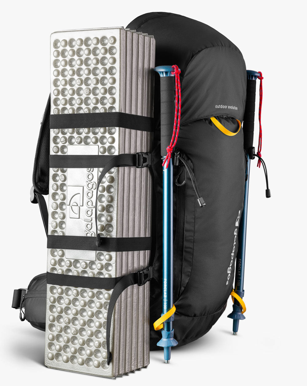 MOCHILA CARGUEIRA GALAPAGOS CHARGER PRETA 50 L