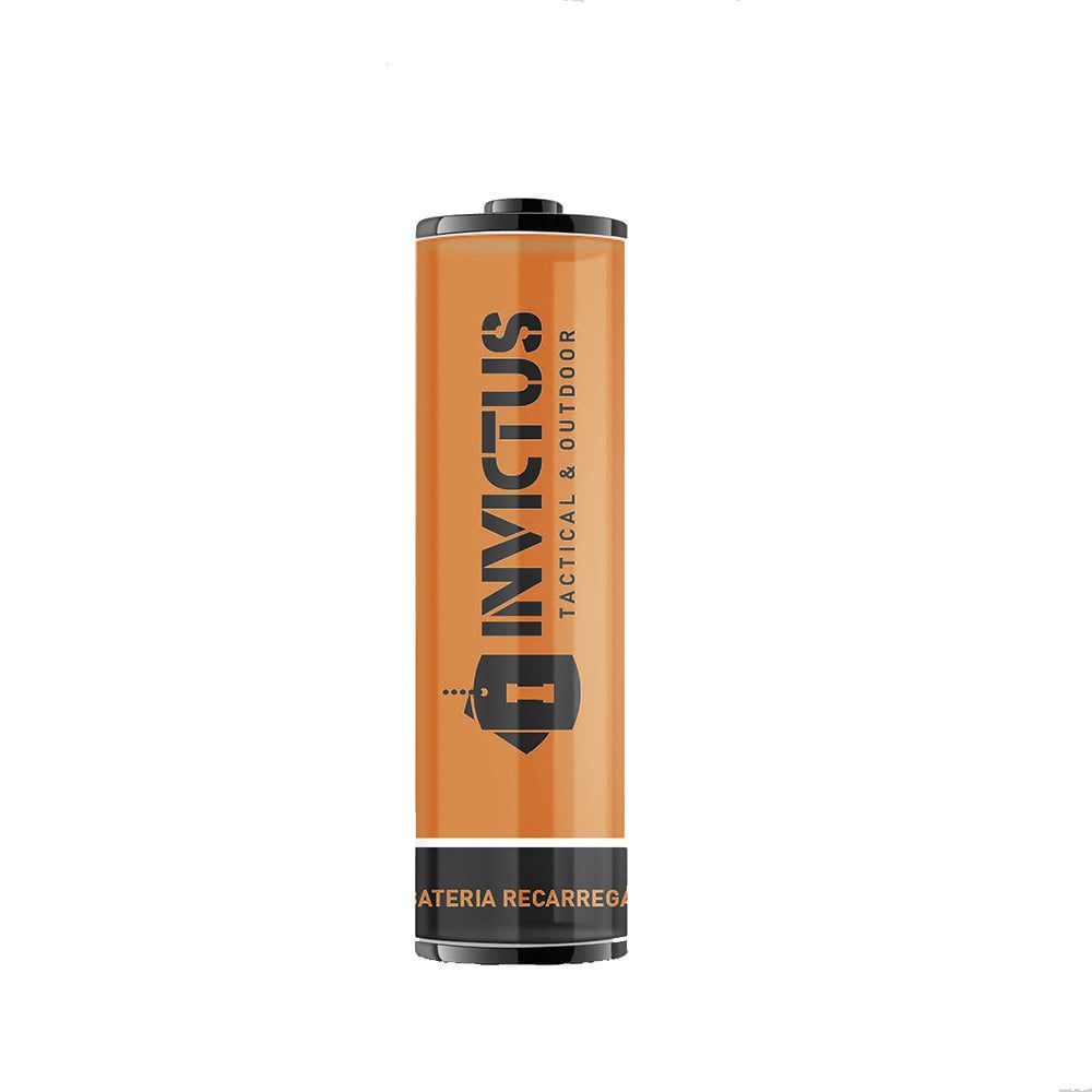 Pilhas Bateria Invictus Recarregável 14500 Lanternas
