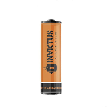 Pilhas Bateria Invictus Recarregável 14500 Lanternas