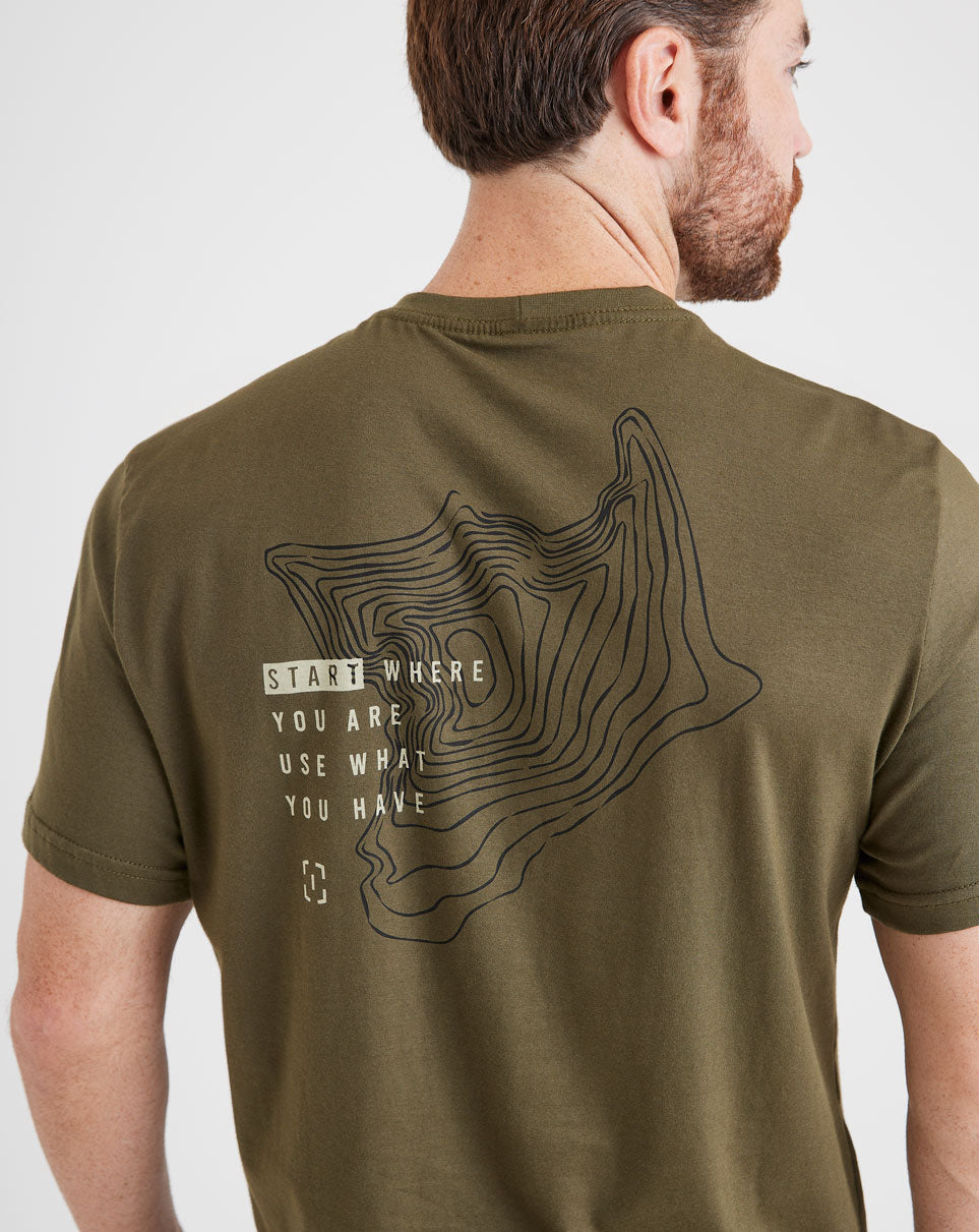 Camiseta Invictus Concept Start - Verde Oliva