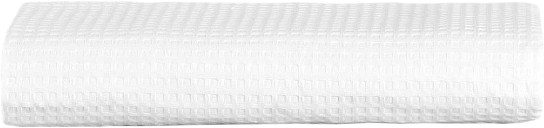 Colcha Fustão Militar Piquet (Padrão de Cama) - Branco