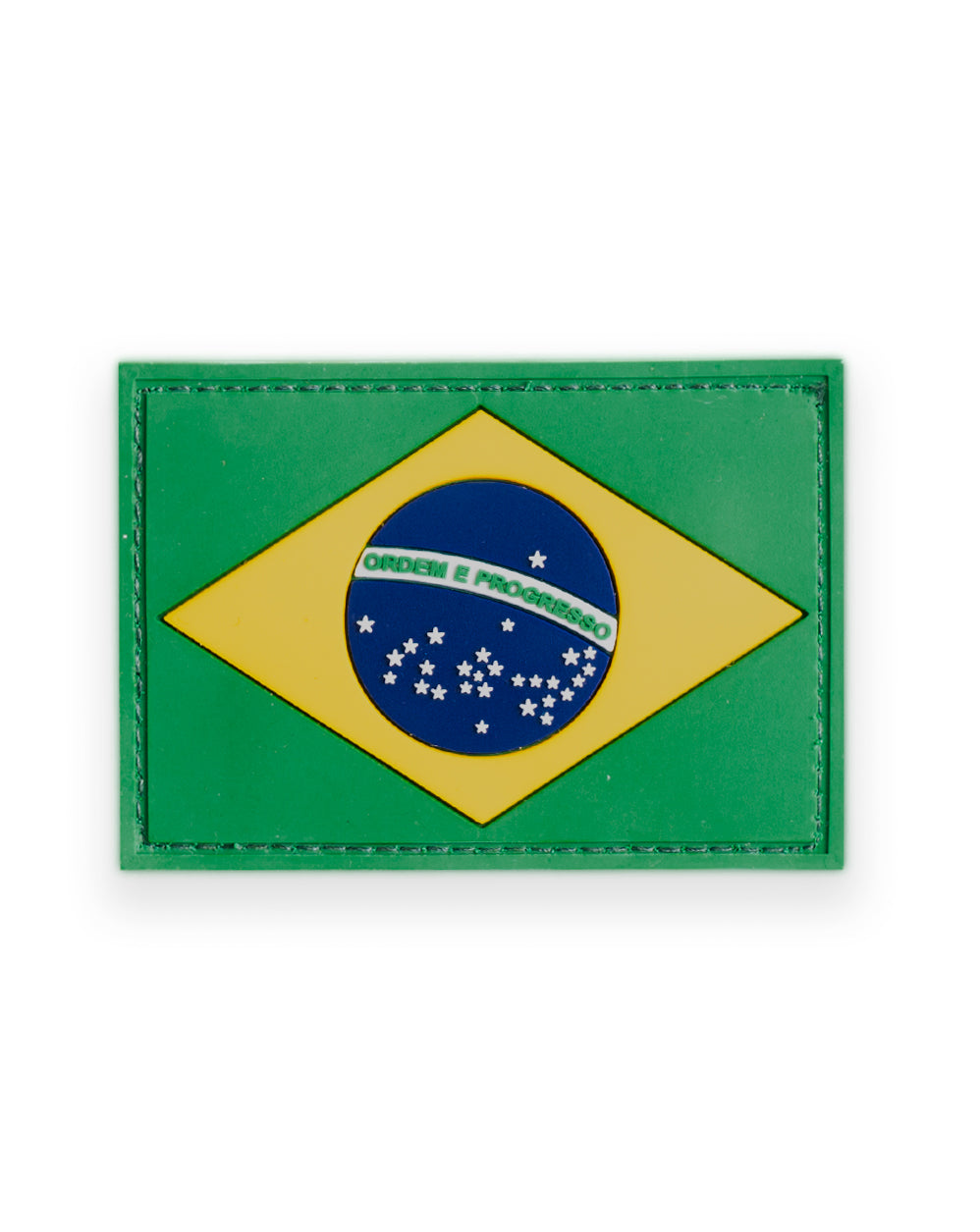 Patch Invictus Bandeira Brasil Colorida