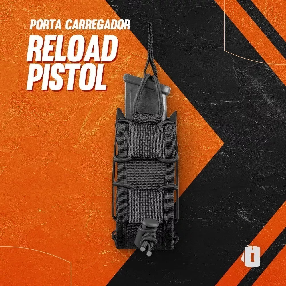KIT 02 Porta Carregadores Invictus Reload Pistola Modular Molle
