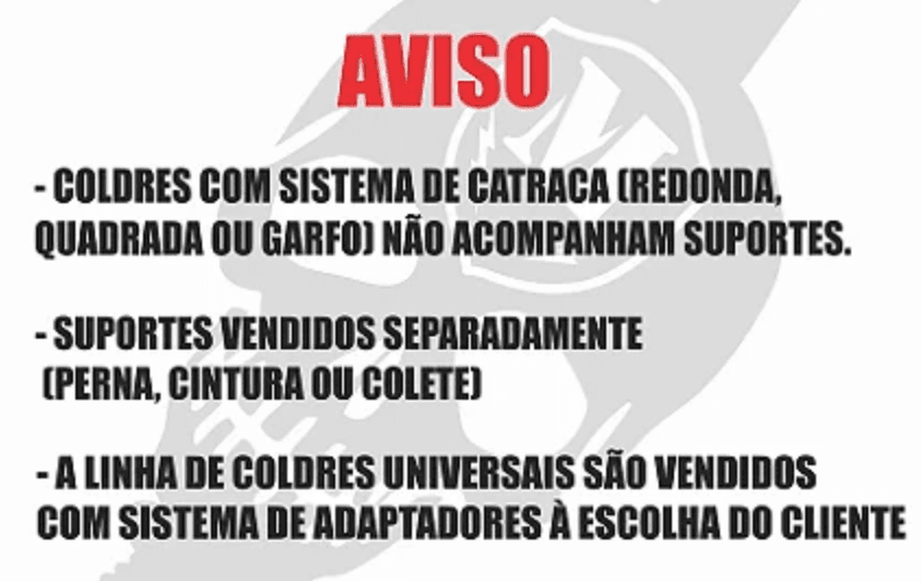 Coldre Maynards Curto Garfo (Necessita Plataforma) - Preto
