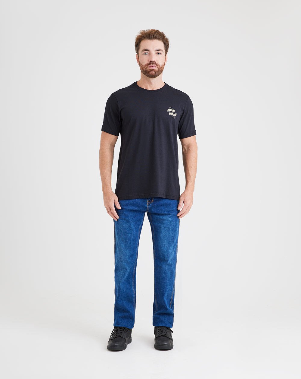 Camiseta Invictus Concept Don't Look Back - Preta