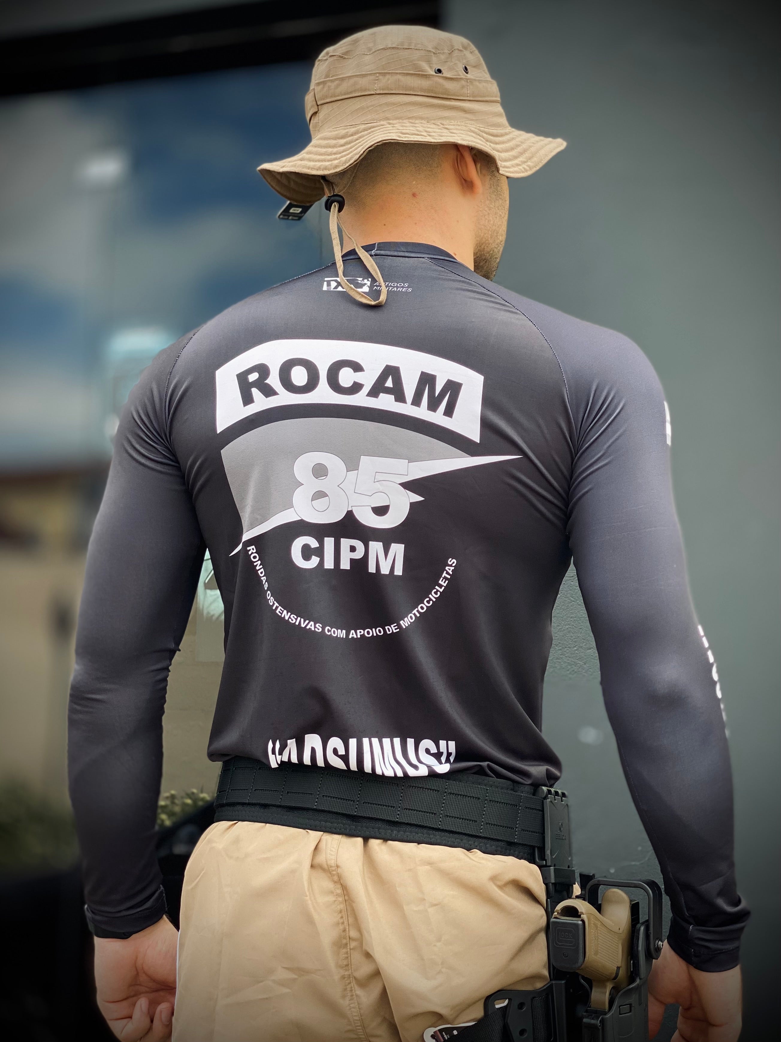 Camisa Tática Militar Dryfit Rashguard: Personalização Premium
