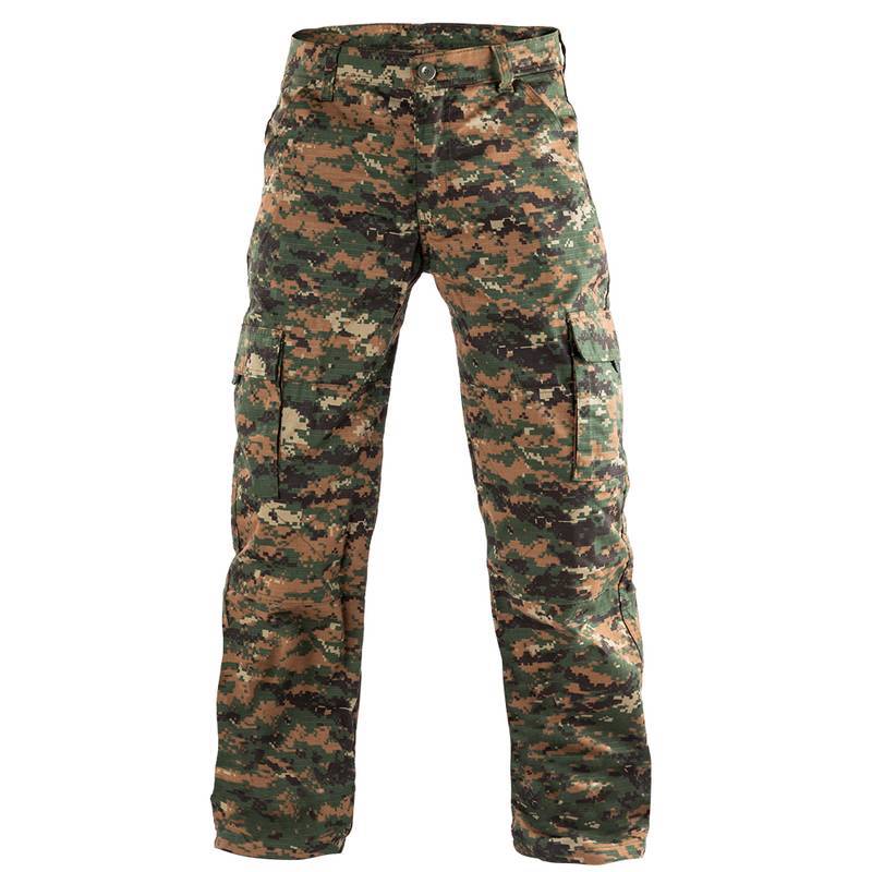Calça Fox Boy Tática Camuflada Reforçada 6 Bolsos Rip-Stop