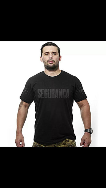 Camiseta Militar Dark Line Seguranca - TeamSix
