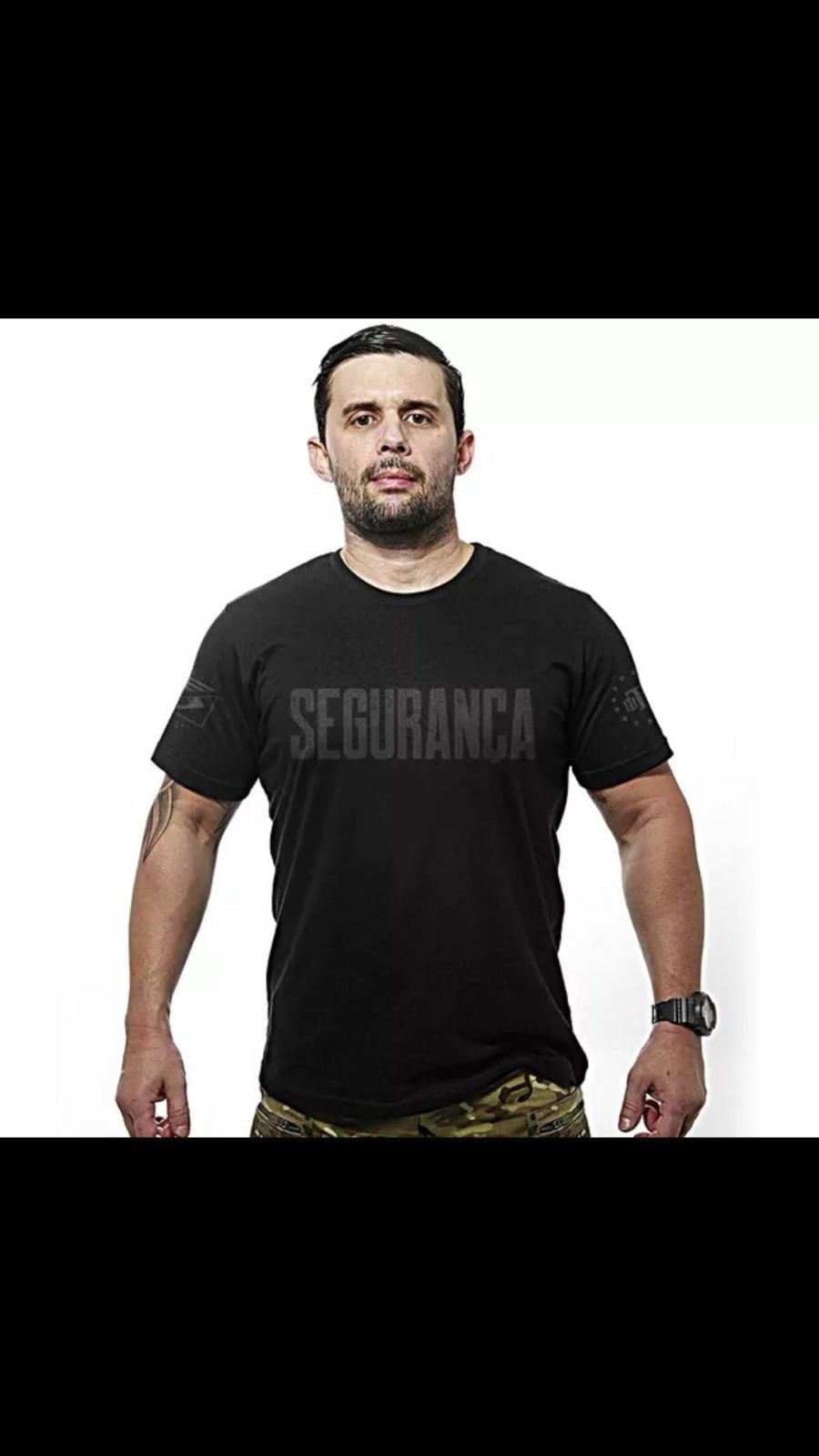 Camiseta Militar Dark Line Seguranca - TeamSix