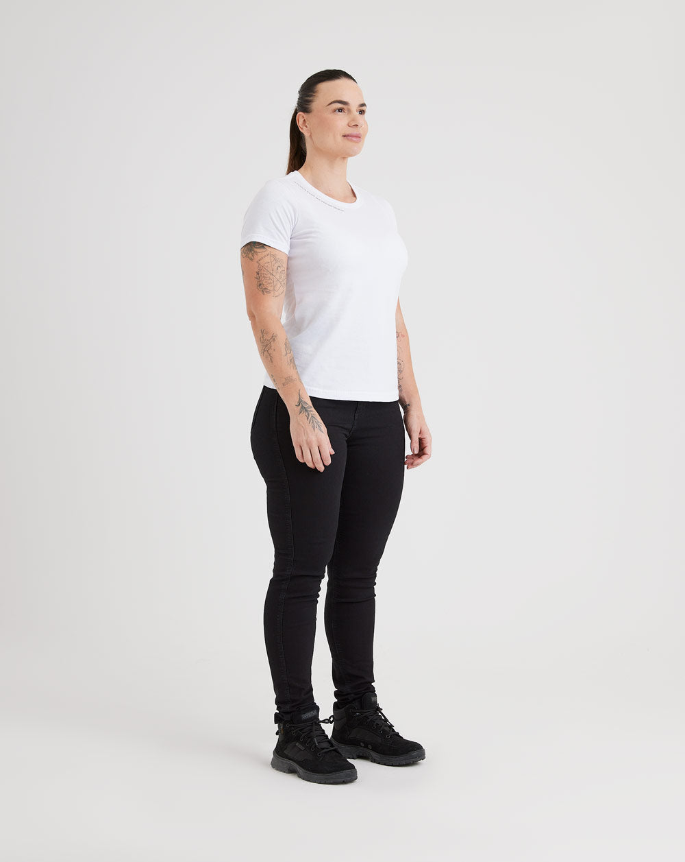 Camiseta Invictus Concept Feminina Força - Branco