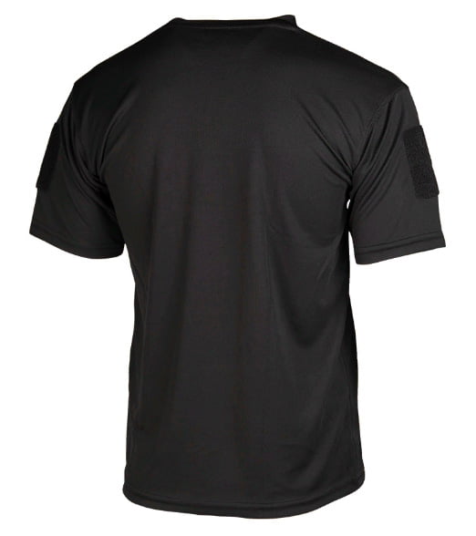 Camiseta Tática T-Shirt Combat Velcro Ombro - Preta