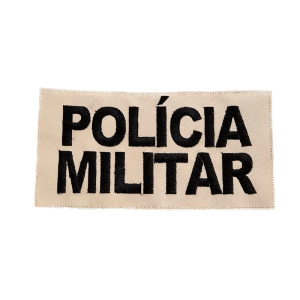 Patch Bordado Grande para Coletes PMBA com Velcro (Costacaca)