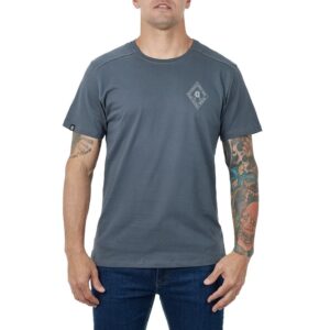 T-SHIRT INVICTUS MOTORCYCLE BORN TO RIDE GRAFITE