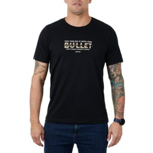 T-SHIRT INVICTUS CONCEPT BULLET PRETO