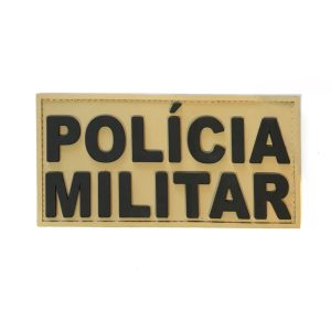 Emborrachado Grande Para Coletes PMBA Com Velcro – Costacaca POLÍCIA MILITAR